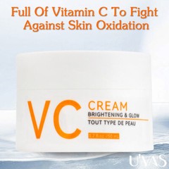U’YAS VC Face Cream Brightening Isolation Concealer Moisturizing Alcohol Free