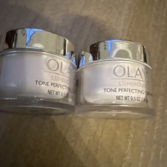Olay Luminous Tone Perfecting Cream 0.5 OZ- LOT OF 2