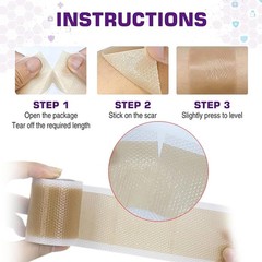 2pack Overnight Silicone Wrinkle Patches Face Anti Wrinkle Tape Forehead Neck