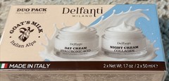 Set of 2 Delfanti Milano Goat’s Milk Day Cream with Hyaluronic Acid 1.7 oz each