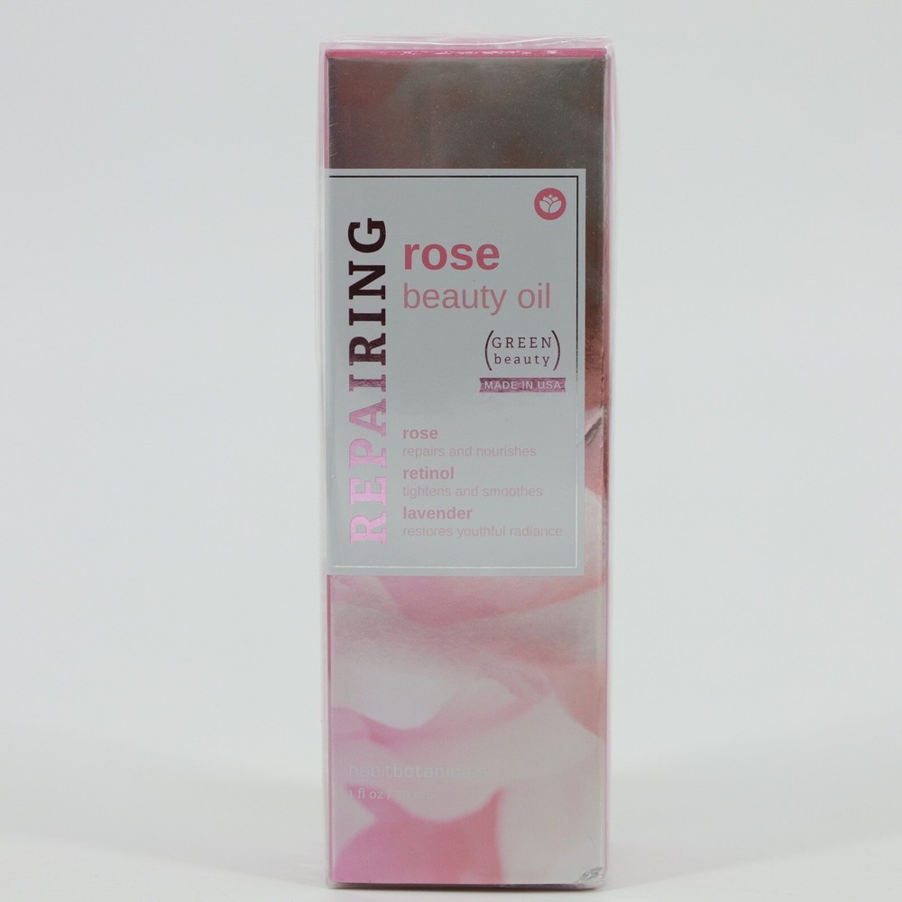 Habit Botanicals,Rose Beauty Oil, Retinol,Lavender,Paraben Free,Cruelty Free