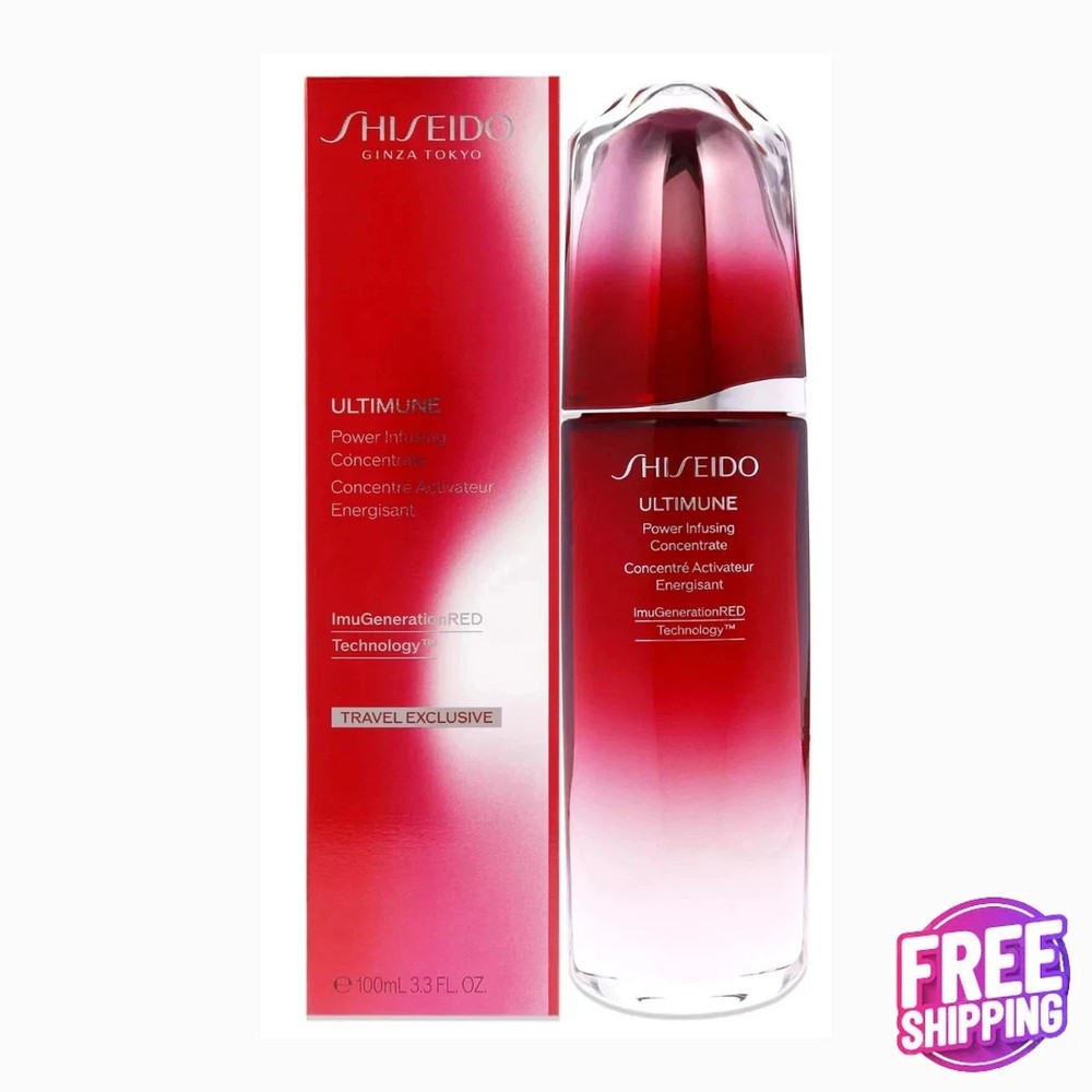 SHISEIDO ULTIMUNE Power Infusing Concentrate 100ML MAX Strength 3.3oz New
