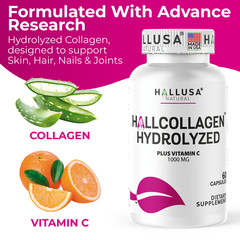 HYDROLYZED COLLAGEN Complex – Vitamin C – Collagen Supplements – Multivitamin