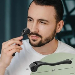 540 Needle Derma Roller 0.3mm Microneedle Skin Beard Hair Growth Face Tool Kit