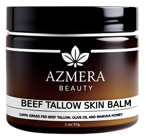 100% Grass-Fed Beef Tallow Balm with Organic Olive Oil Manuka Honey .