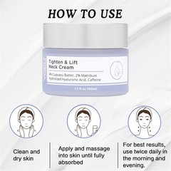 goPure Tighten Lift Neck Chest Moisturizer-Cream Visible Firming AntiAging 1.7oz