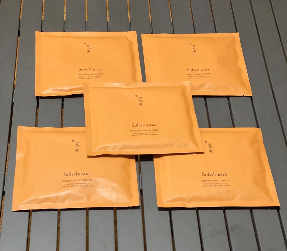 S015 SULWHASOO THE CONCENTRATED GINSENG RENEWING CREAMY MASK 5pcs~15pcs Exp 2025