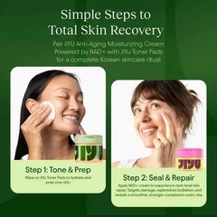 JiYu Toning Polish Pads – Korean Skincare for Dark Spots, Wrinkles & Dull Skin –