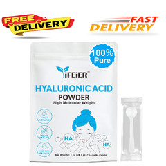 Hyaluronic Acid Powder | High Molecular Weight Hyaluronic Acid Serum Powder | 1o