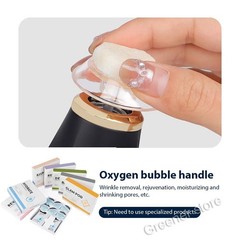 Facial SPA CO2 Bubble Oxygen Beauty Machine Gel Illumination Exfoliates Pods Kit