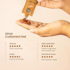 Nat Habit Orange & Kalonji Ksheer Face Pack 40g | Herbal Powder for Skin Glow