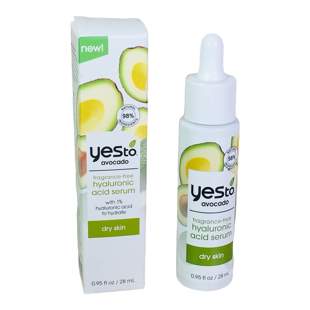 Yes to Avocado Hyaluronic Acid Serum Fragrance Free For Dry Skin