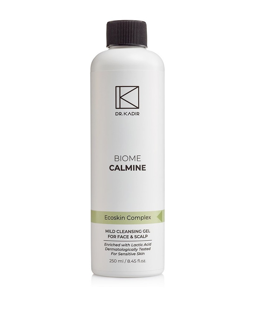 Dr.Kadir Biome-Calmine Mild Cleansing Gel For Face & Scalp 250ml / 8.5fl.oz