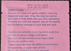 Frownies Chin-Up Polypeptide Mask Collagen Support for Neck and Chin