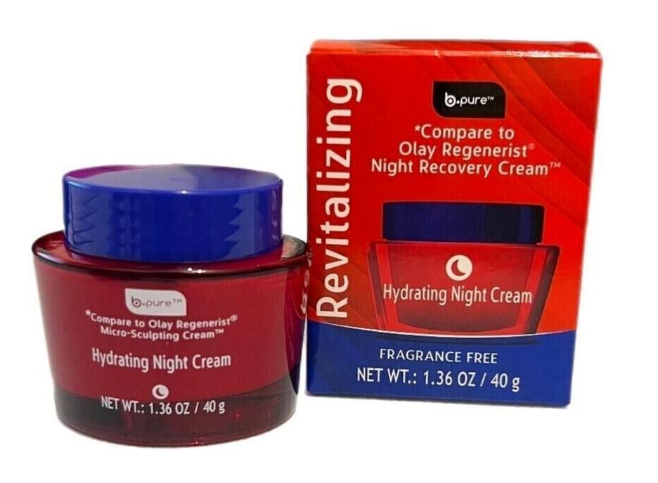 B.pure Revitalizing Hydrating Night Cream 1.41 oz (one item)