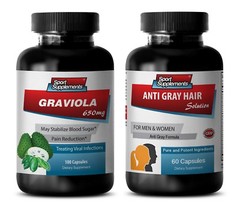 metabolism supplements – GRAVIOLA – GRAY HAIR 2B – saw palmetto for women organi