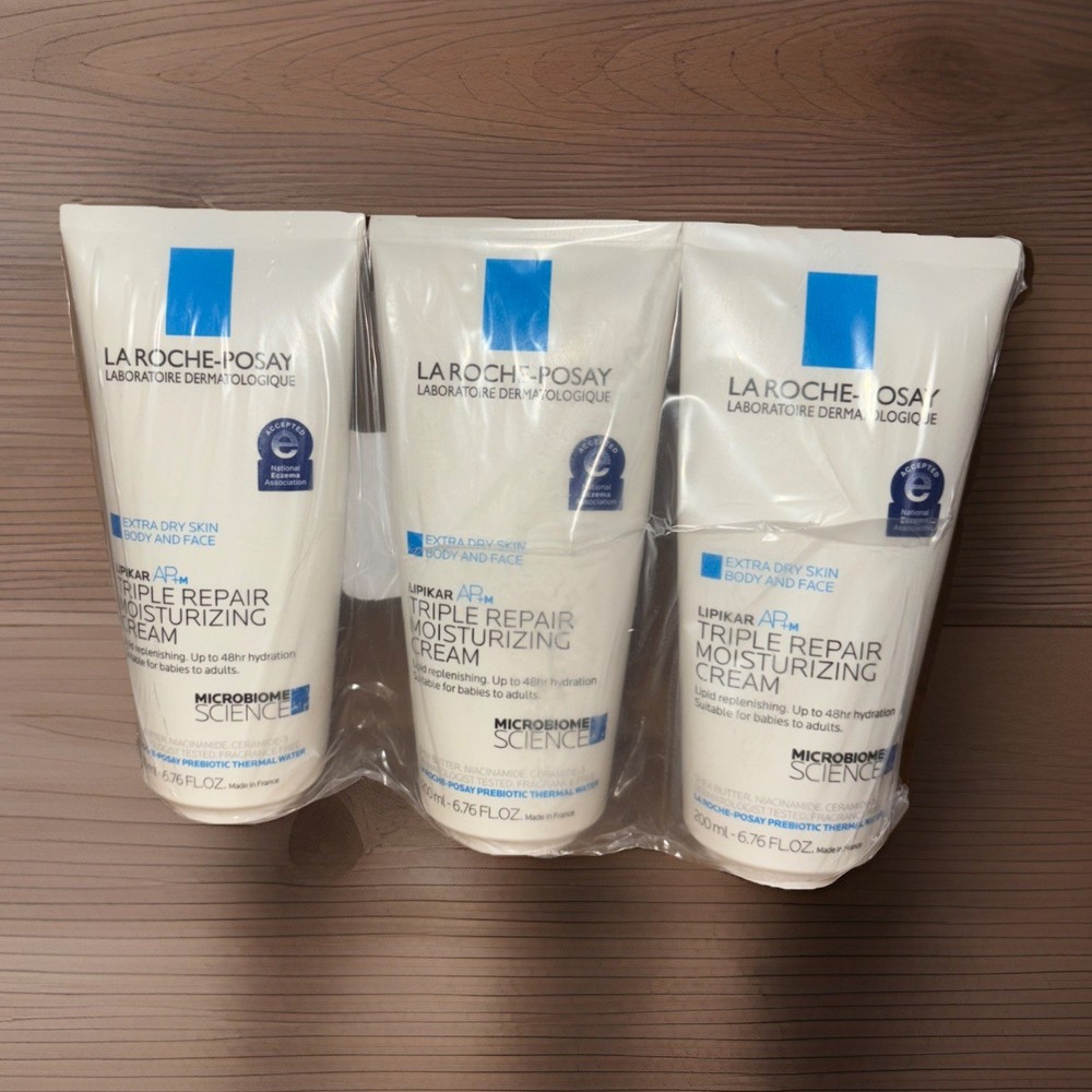La Roche-Posay Lipikar AP+M Triple Repair Moisturizing Cream 6.76oz. 3 Pack!!