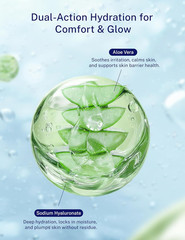 10Oz Microcurrent Conductive Gel – Hydrating Gel with Hyaluronic Acid & Aloe Ver