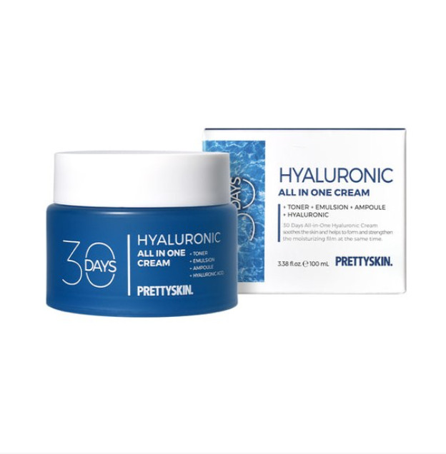 PRETTY SKIN 30 Days All-In-One Hyaluronic Cream (100ml) – Authentic/US Seller