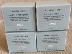 SKINCEUTICALS ORIGINAL A.G.E. INTERRUPTER CREAM EACH .5 Oz = 2 Oz AUTHENTIC