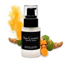 Skin Centrick Turmeric Serum Organic Glow Dark Spot Acne Brightening Corrector
