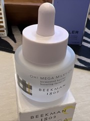 NEW~Beekman 1802 Oh! Mega Milk Fermented Barrier Boosting Facial Face Oil Nib!