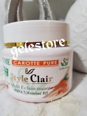 Style-clair Cup Body Cream 48hrs Hydration. Pure Carrot Oil & Vit.C 400mlx 1
