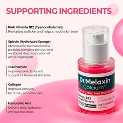 Dr.Melaxin Cemenrete Cyano Pink Spicule Serum with Calcium skin care Two set US
