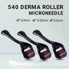 0.5mm 1mm 1.5mm 2.0mm 540 Microneedle Scar Derma Roller Dermaroller