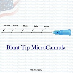 5-50pcs Micro Cannula with Puncture,Blunt Tip for Fillers,USA Shipping