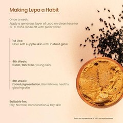 Nat Habit Orange & Kalonji Ksheer Face Pack 40g | Herbal Powder for Skin Glow