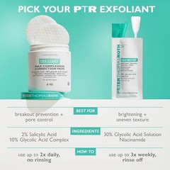 Peter Thomas Roth Exfoliating Pads 60 Count For Smooth Clear Complexion