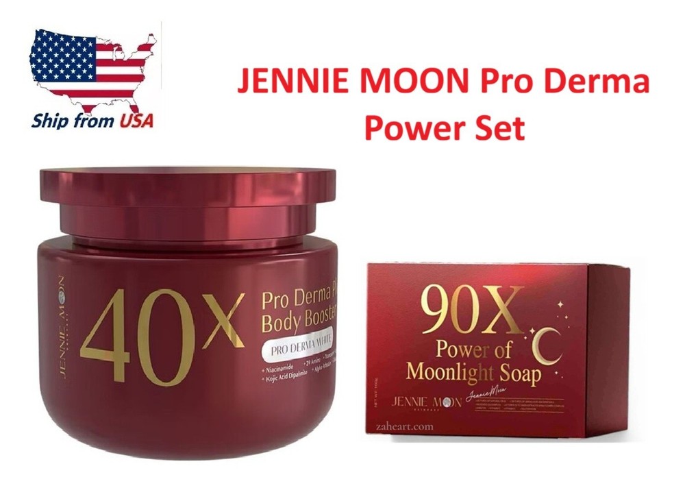 Jennie Moon 90X Power of Moonlight Soap 130gr and JENNIE MOON booster 250gr SET