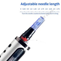 Micro Pen Mesotherapy & 10Pcs 12Pins Replacement Needle Cartridges Tip Face Care