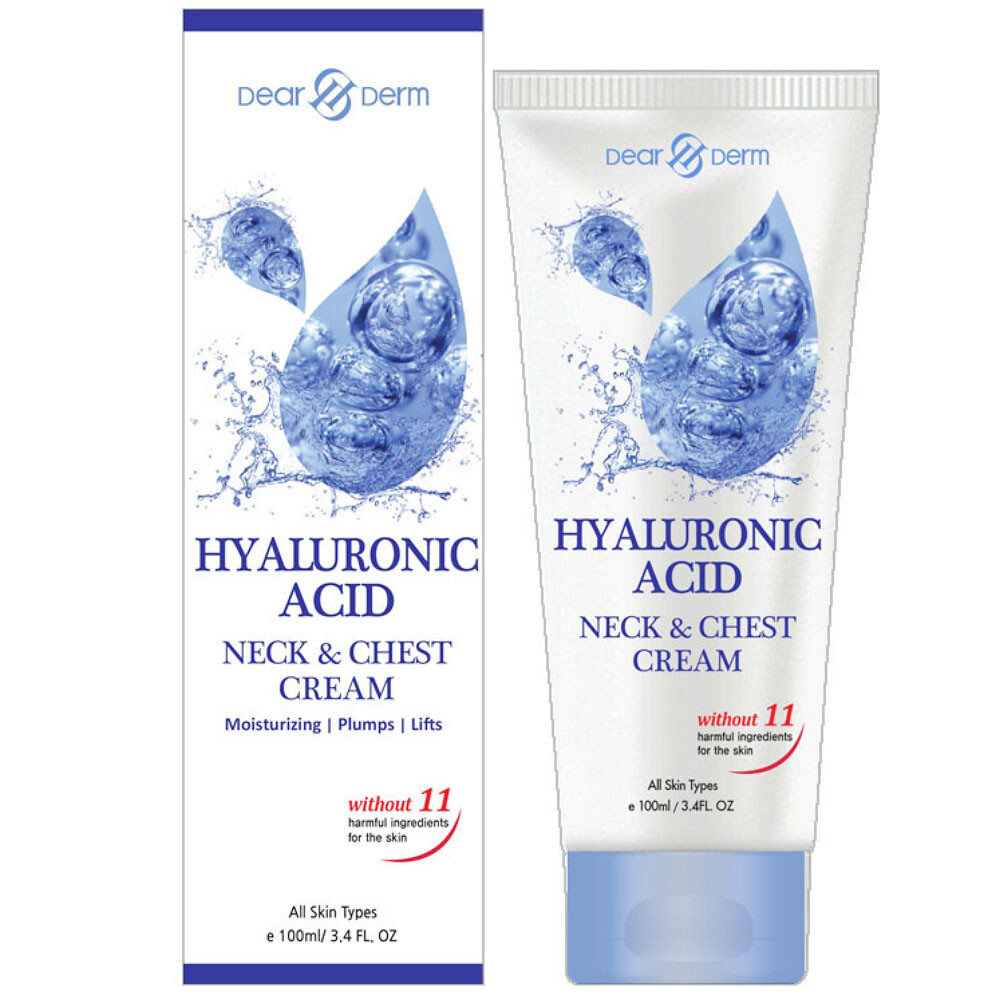 Dearderm Hyaluronic Acid Neck & Chest Cream 3.4fl.oz/100ml [Free USA Shipping]