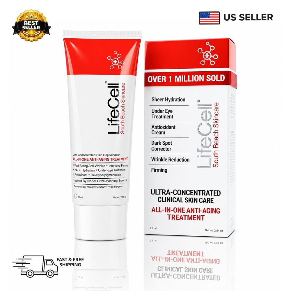 South Beach All-In-One Anti-Aging Treatment, 2.54oz – Firming & Hydrating Care