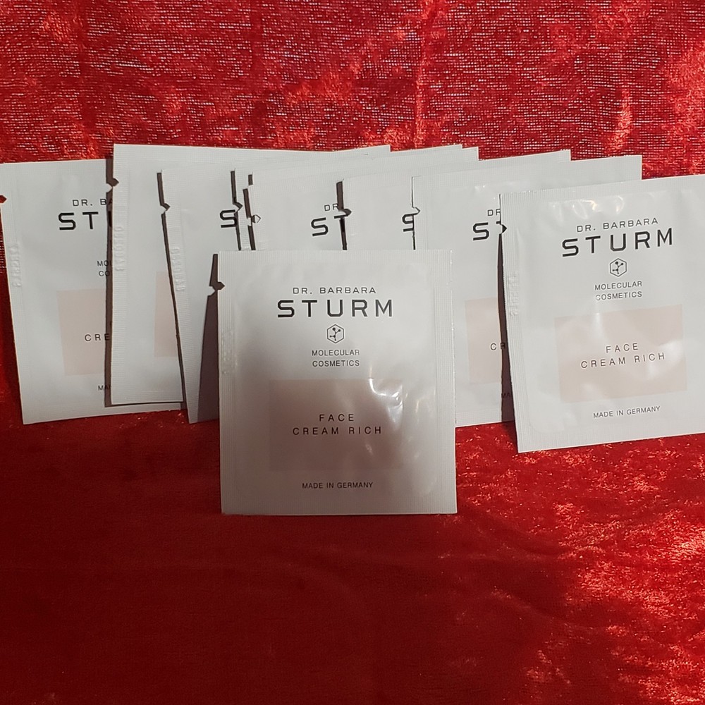 Dr. Barbara Sturm Face Cream Rich Samples Lot Of 10- Made In Germany