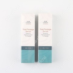 Sun Coast Science Total Package Serum, Vitamin C, Hyaluronic Acid, 1 /2/3 pack
