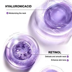Magec Collagen Fullerene Neck Cream Firming Tightening with Roller 50g