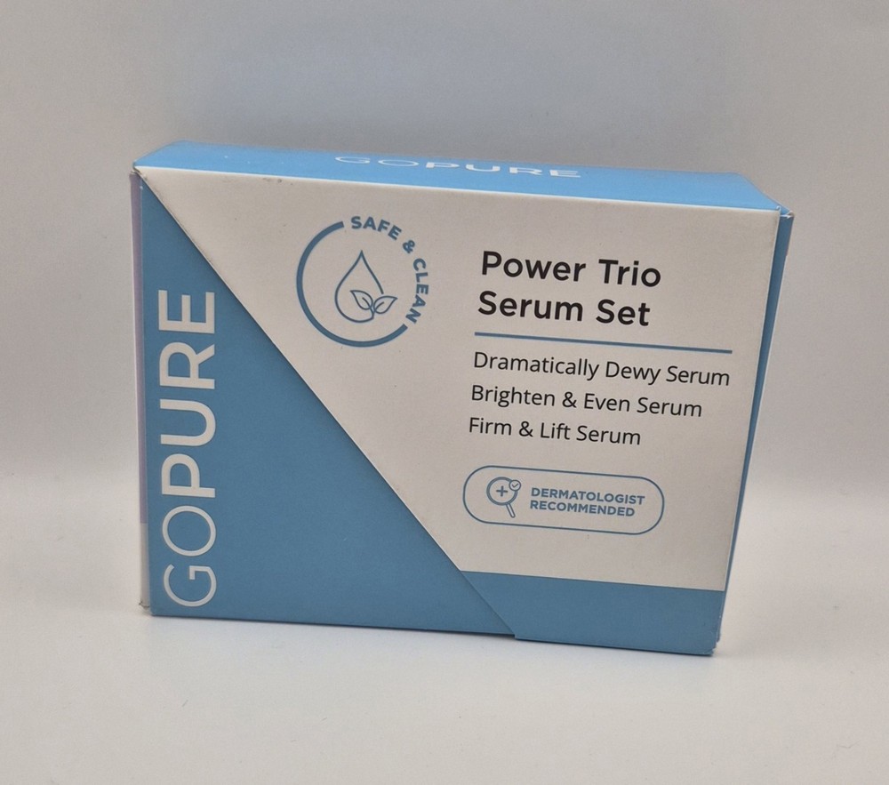 GoPure Power Trio Serum Set Exp. 10/26 New In Box