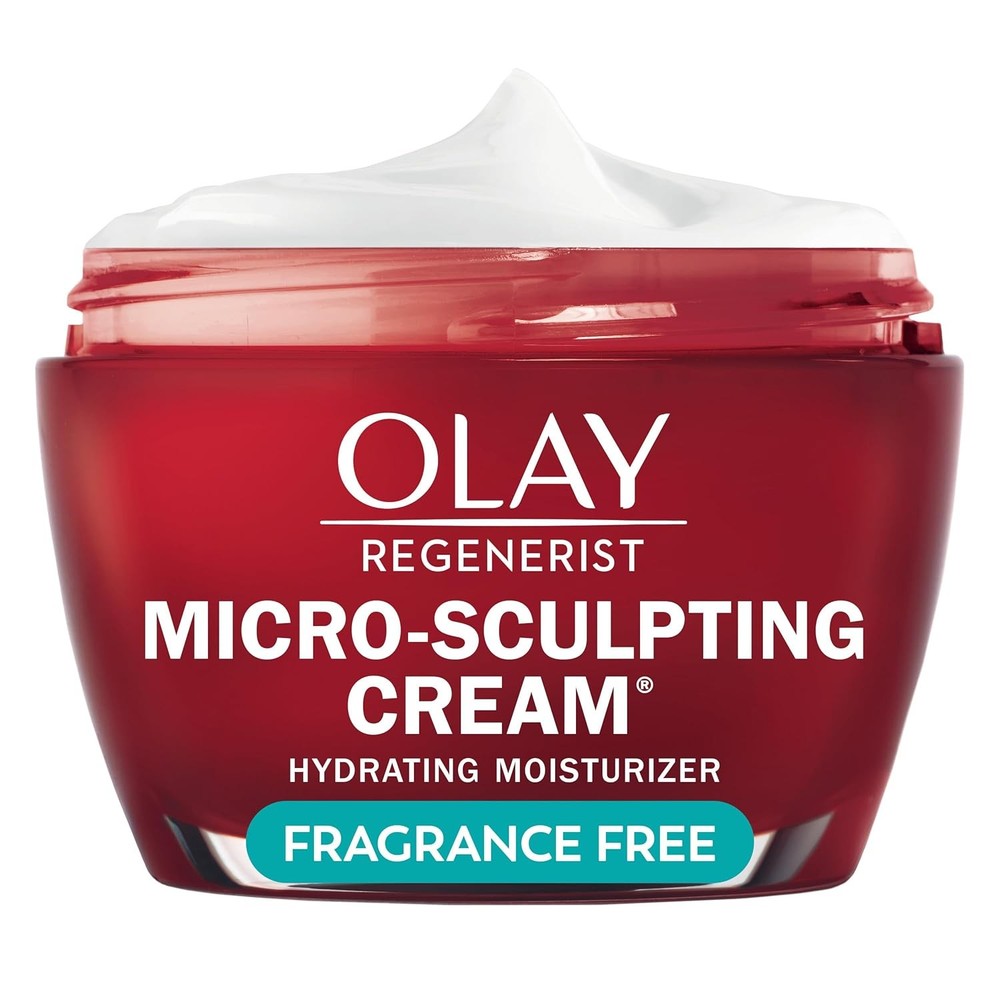 Olay Face Moisturizer, Regenerist Micro-Sculpting Cream for Women, Fragrance-Fre