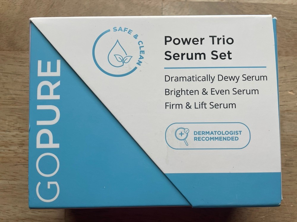 Power Serum Trio Set – Brighten & Even-Firm & Lift-Dramatically Dewy- 1 fl oz ea