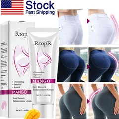2 Pack Hip Lift Up Cream Butt Buttock Booty Enhancer Bigger Enlargement Massage