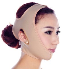 Elastic Face Slimming Bandage V Line Face Shaper Women Chin Cheek Lift Up Belt F