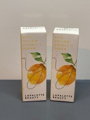 2x Lapalette Beauty Vita Yellow Double C Serum 9-Vitamin Complex 1.18 fl oz NIB