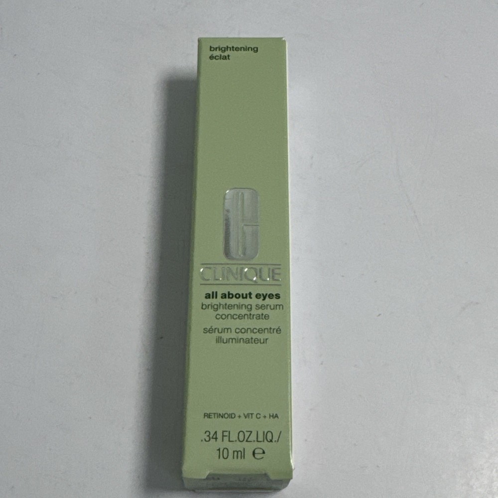Clinique All About Eyes Brightening Eclat Serum Concentrate w/Retinoid NIB 10ml