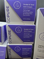 4 GoPure Sculpt & Tone Arm Creams 3.4 Oz. & Belly & Butt/Thigh Cream (6 Total)