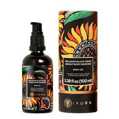 Iyura Balaayah Black Gram Body Booster Massage Oil Vegan Full Body 3.38 Oz READ
