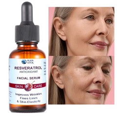 RESVERATROL ORIGINAL Antioxidant Skin Serum Anti-Aging Skin Wrinkles By ALKAVITA