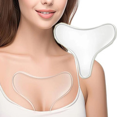 1pc Reusable T-Shaped Silicone Chest Wrinkle Patch Anti Aging Skin Pad – NEW